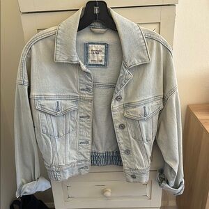 Abercrombie & Fitch Light Blue Denim Jacket